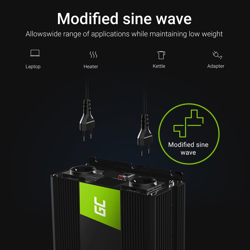 Green Cell Power Inverter 24V to 230V 2000W/4000W Modified sine wave (INV26)