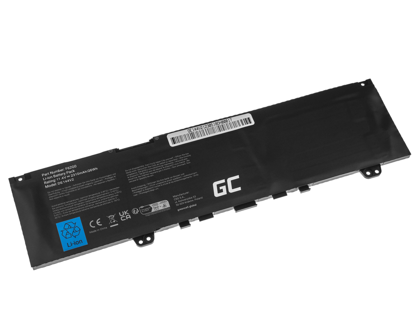 Green Cell baterija F62G0 za Dell Inspiron 13 5370 7370 7373 7380 7386, Dell Vostro 5370 (DE144V2)