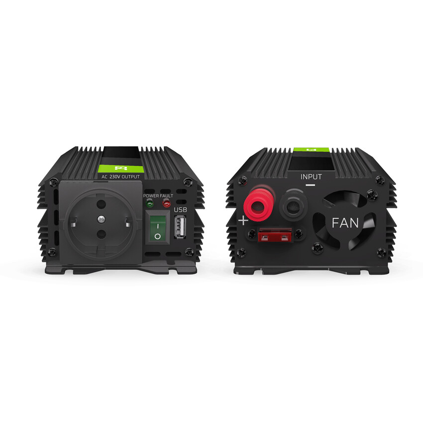 Green Cell Power Inverter PRO 24V to 230V 300W/600W Modified sine wave (INVGC02)